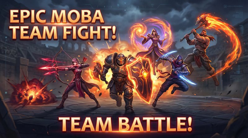 高清3D动漫团战视频演示